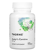 Ацетил Л Карнитин Thorne Research (Carnityl Acetyl-L-Carnitine) 500 мг 60 капсул