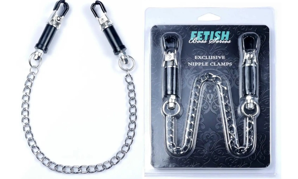 Затискачі для сосків Fetish Boss Series - №12 Exclusive Nipple Clamps