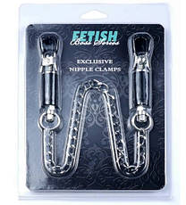 Затискачі для сосків Fetish Boss Series - №12 Exclusive Nipple Clamps, фото 5