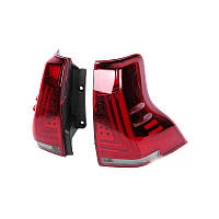 Задня світлодіодна оптика (задні ліхтарі) для Toyota LС Prado 150 2010-2018 (червона)