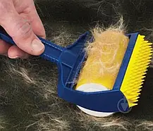 Липкий валик для прибирання Sticky Buddy, Силіконовий липкий валик Стікі Баді для чищення одягу та прибирання від шерсті, фото 5