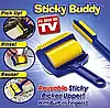 Липкий валик для прибирання Sticky Buddy, Силіконовий липкий валик Стікі Баді для чищення одягу та прибирання від шерсті, фото 6