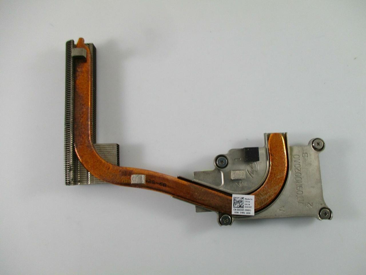 Трубка Dell studio 1745 1747 1749 (CPU) 0D636T AT09R0020X0 б/в