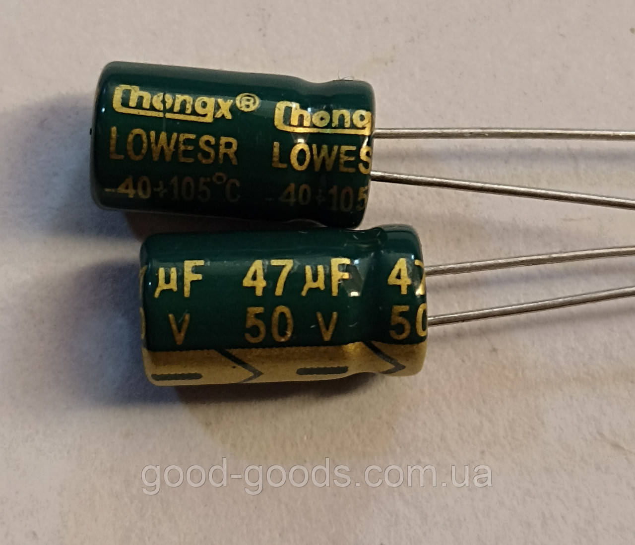 Конденсатор 47uF 50V 47мкФ 50В 6*11