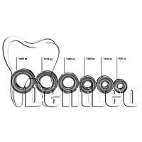 ПІДШИПНИК - 8Х3Х4, 10Х3Х4, 10Х4Х4, 12Х6Х4, 13Х7Х4,14Х8Х4 “КИТАЙ”