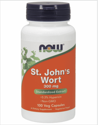 Звіробий екстракт, Now Foods, St. John's Wort, 300mg, 100 vcaps