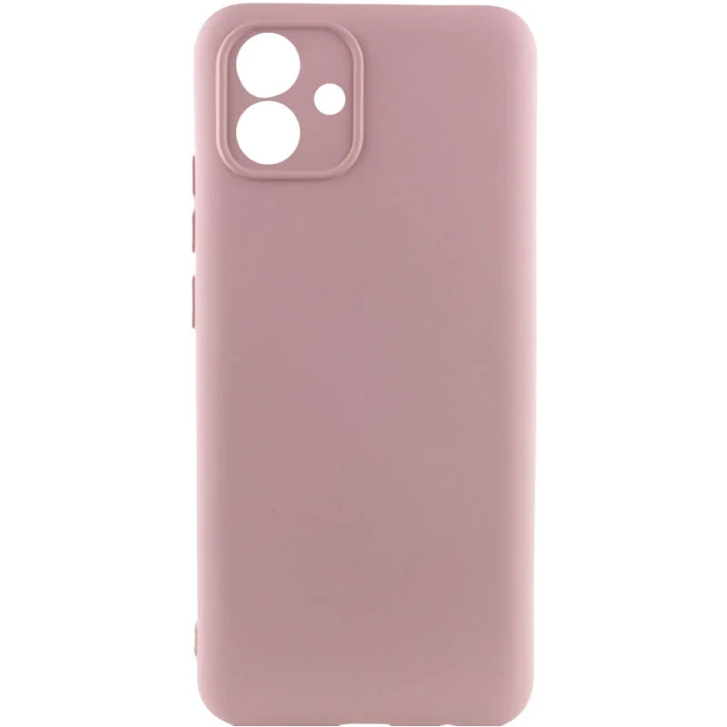 Чохол Silicone Cover Lakshmi Full Camera (A) для Samsung Galaxy A04e, Рожевий / Pink Sand