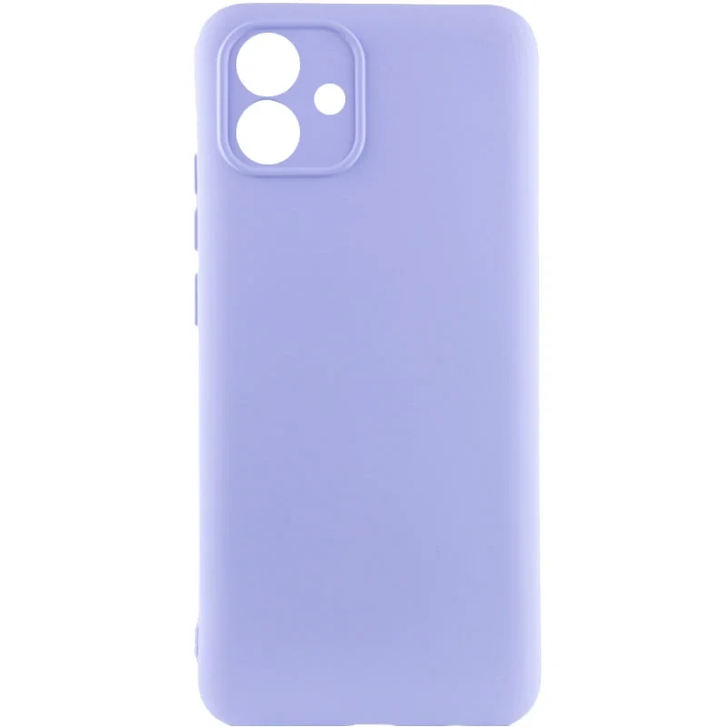 Чохол Silicone Cover Lakshmi Full Camera (A) для Samsung Galaxy A04e, Бузковий / Dasheen