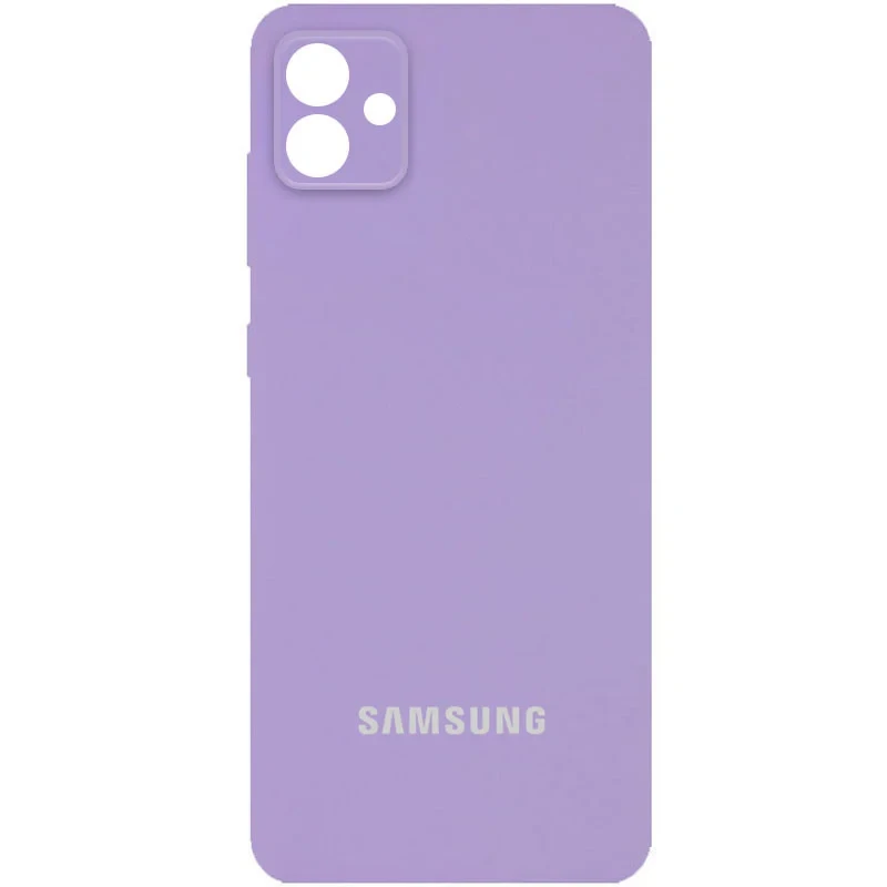 Чохол Silicone Cover Full Camera (AA) для Samsung Galaxy A04e, Бузковий / Dasheen, фото 1