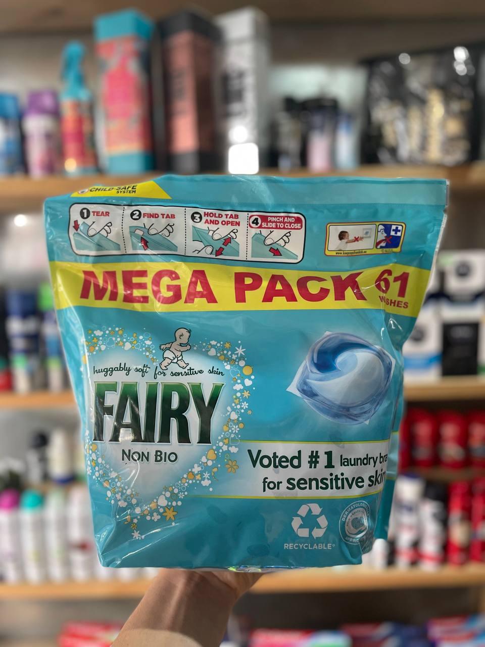 Капсули для прання Fairy Non Bio, 61капсул, фото 1