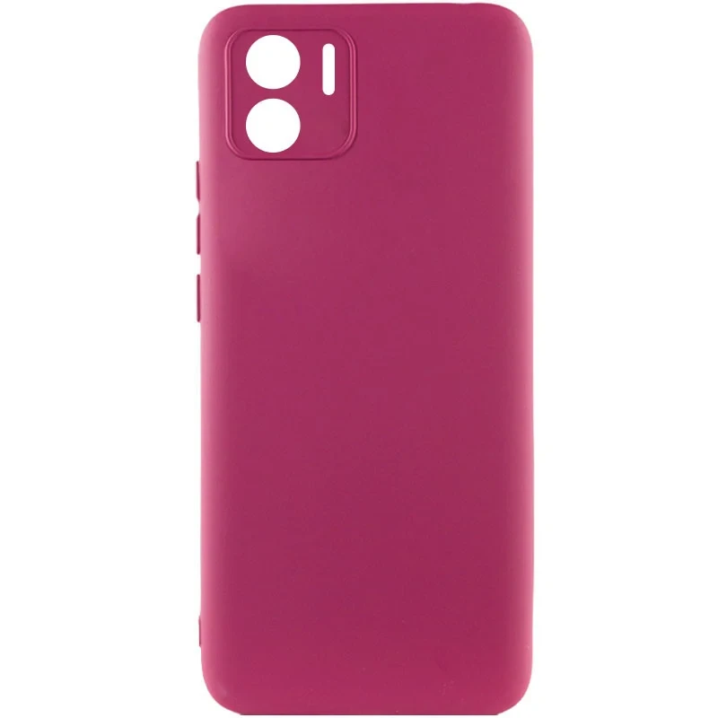Чохол Silicone Cover Lakshmi Full Camera (A) для Xiaomi Redmi A1 / A2, Бордовий / Marsala, фото 1