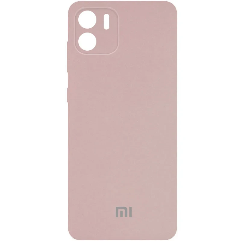 Чохол Silicone Cover Full Camera (AA) для Xiaomi Redmi A1+ / A2+, Рожевий / Pink Sand
