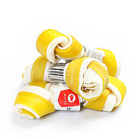 Кістка вузлова для собак смаколик дентал MACED Ягня 11 см, фото 2