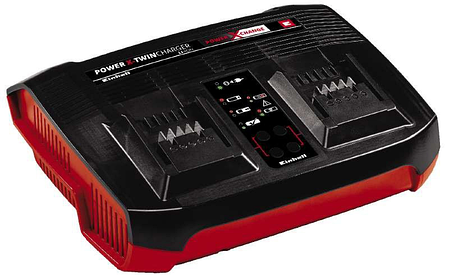 Потужний зарядний пристрій для двох акумуляторів Einhell 18V Power-X-Twincharger 3 A (4512069), фото 1