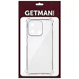 TPU чохол GETMAN Ease logo посилені кути для Xiaomi Redmi 12C, Безбарвний (прозорий), фото 2