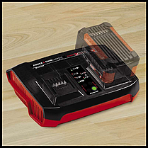 Потужний зарядний пристрій для двох акумуляторів Einhell 18V Power-X-Twincharger 3 A (4512069), фото 3