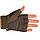Рукавички без пальців, тактичні рукавички без пальців (пара) Oakley, розмір XL, колір зелений, фото 4