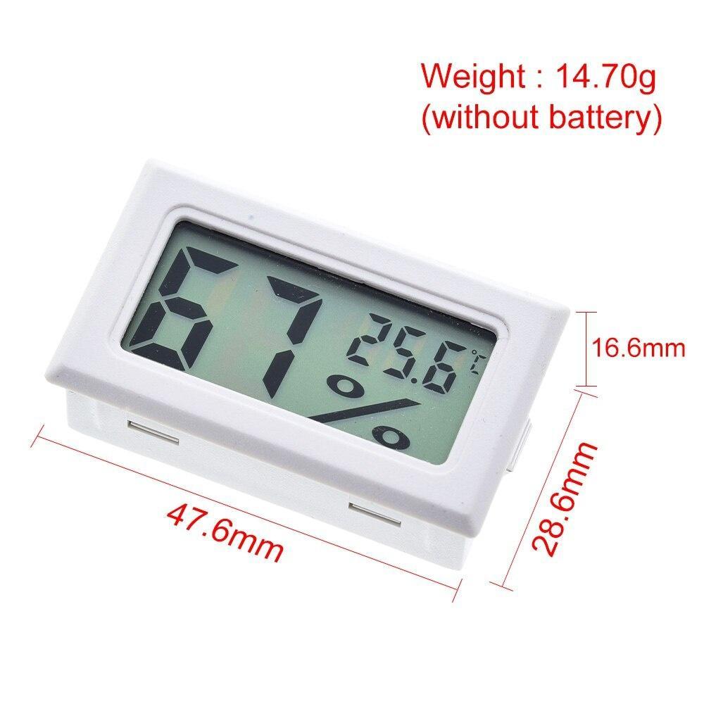 Цифровой термометр-гигрометр с выносным датчиком влажности FY-12, белый - фото 3 - id-p1883073494