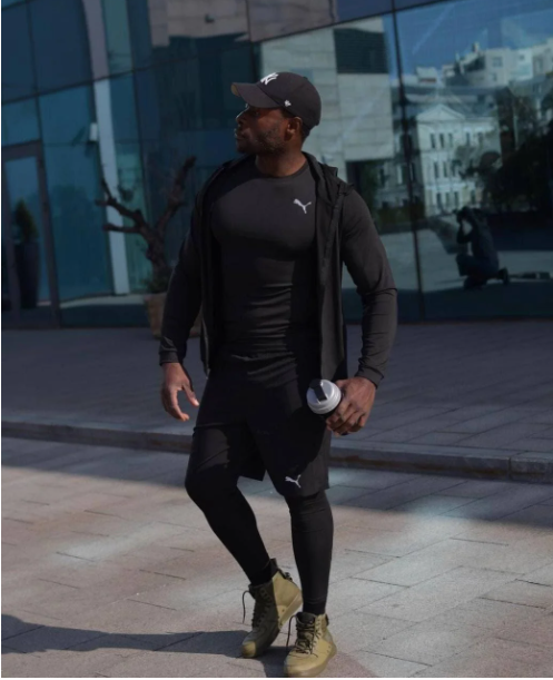 Компрессионная одежда комплект 5 в 1 Nike 2022 черный - фото 5 - id-p1883079161