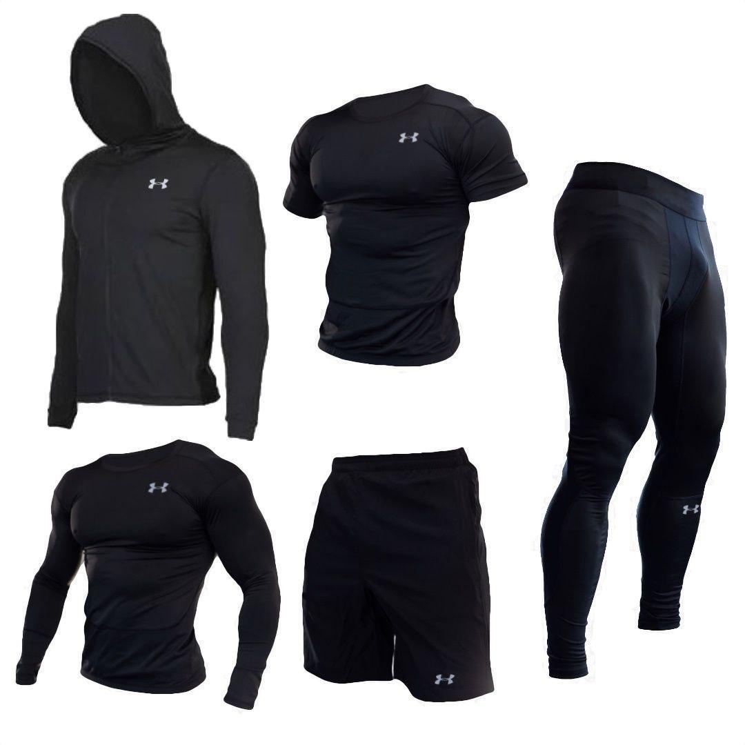 Компрессионная одежда 5в1 для фитнеса Under Armour 2023 М, Комплект, Для мужчин - фото 1 - id-p1883079195