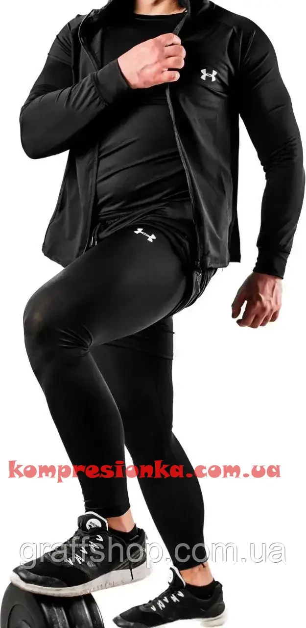 Компрессионная спортивная одежда NIKE 5в1 стиль 2023\одежда для занятия спортом\ размер М-ХХЛ - фото 5 - id-p1883079251