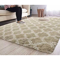 Килимок великий ворсистий Травка 200х230/приліжковий килимок із довгим ворсом