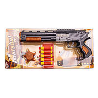 Игрушечный дробовик "Marshal" с мягкими пулями Golden Gun 915GG, World-of-Toys