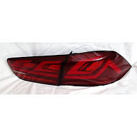 Задня світлодіодна оптика (задні ліхтарі) для Mitsubishi Lancer X 2010+ (червона)