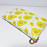 Гаманець дитячий для дівчинки підлітка білий авокадо, фото 2