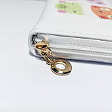 Гаманець дитячий для дівчинки підлітка білий кошенята, фото 4