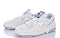 Мужские кроссовки демисезонные New Balance 550 кожа белые р. 41-45