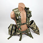 РПС Комплект 9 підсумків Ремінно-плечова система з 9 підсумками Піксель, фото 5