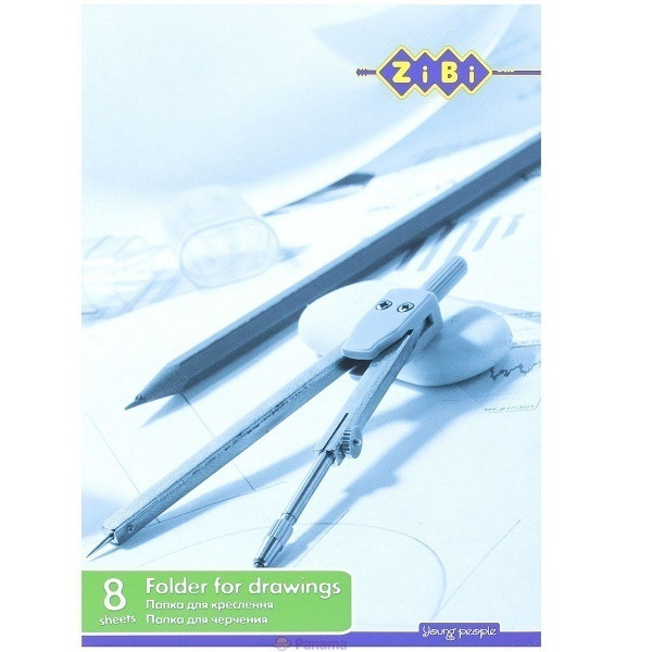 Папка для креслення А4 8 аркушів щільність 160 гм2