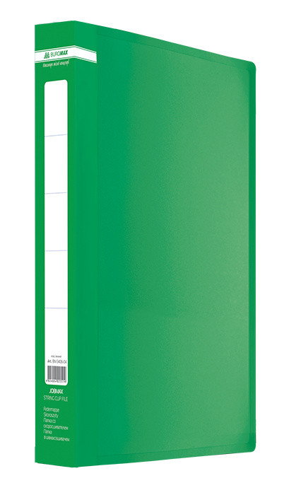 Папка пласт з 2-ма кільцями А4 25мм Jobmax зелений