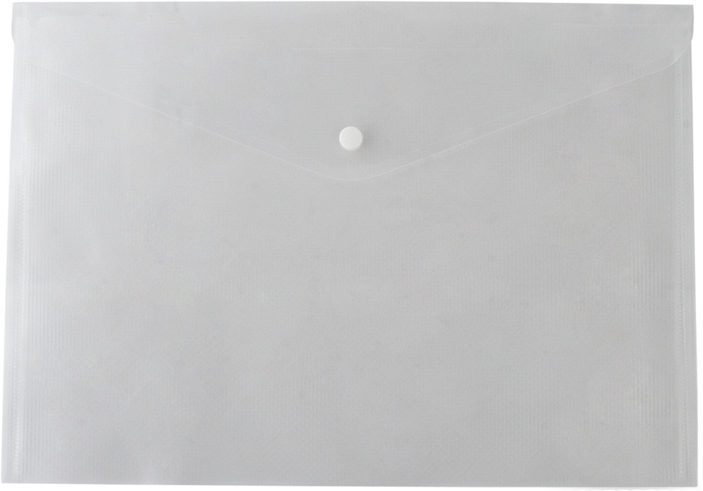 Папка-конверт А5 на кнопці прозора