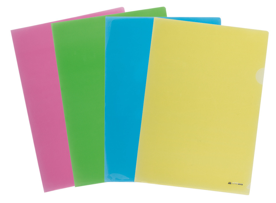 Папка-куточок А4 Buromax матова асорті BM.3850-99