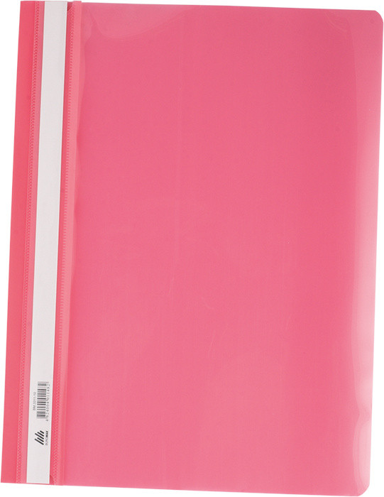 Швидкозшивач А4 PP рожевий