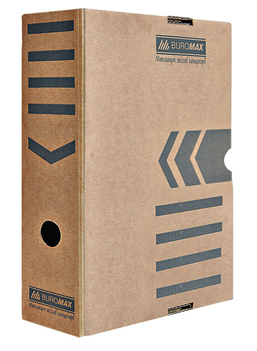 Бокс для архівації Buromax 100мм Jobmax крафт BM.3261-34