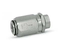 Дросель-бочка з зворотним клапаном VRF 1/4" (Італія)