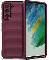 Силіконовий чохол Wavy для Samsung Galaxy S21 Plus 5G Fuchsia