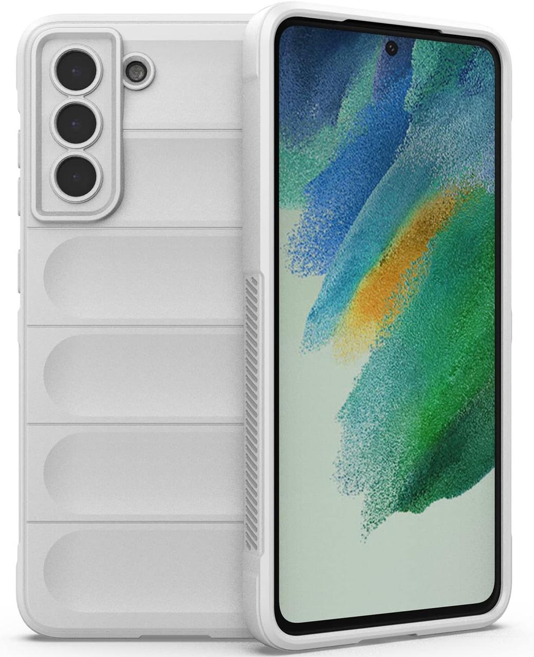Силіконовий чохол Wavy для Samsung Galaxy S21 FE White