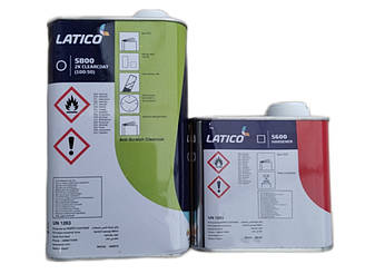 Лак акриловый Latico 5800 1л+0.5отв.