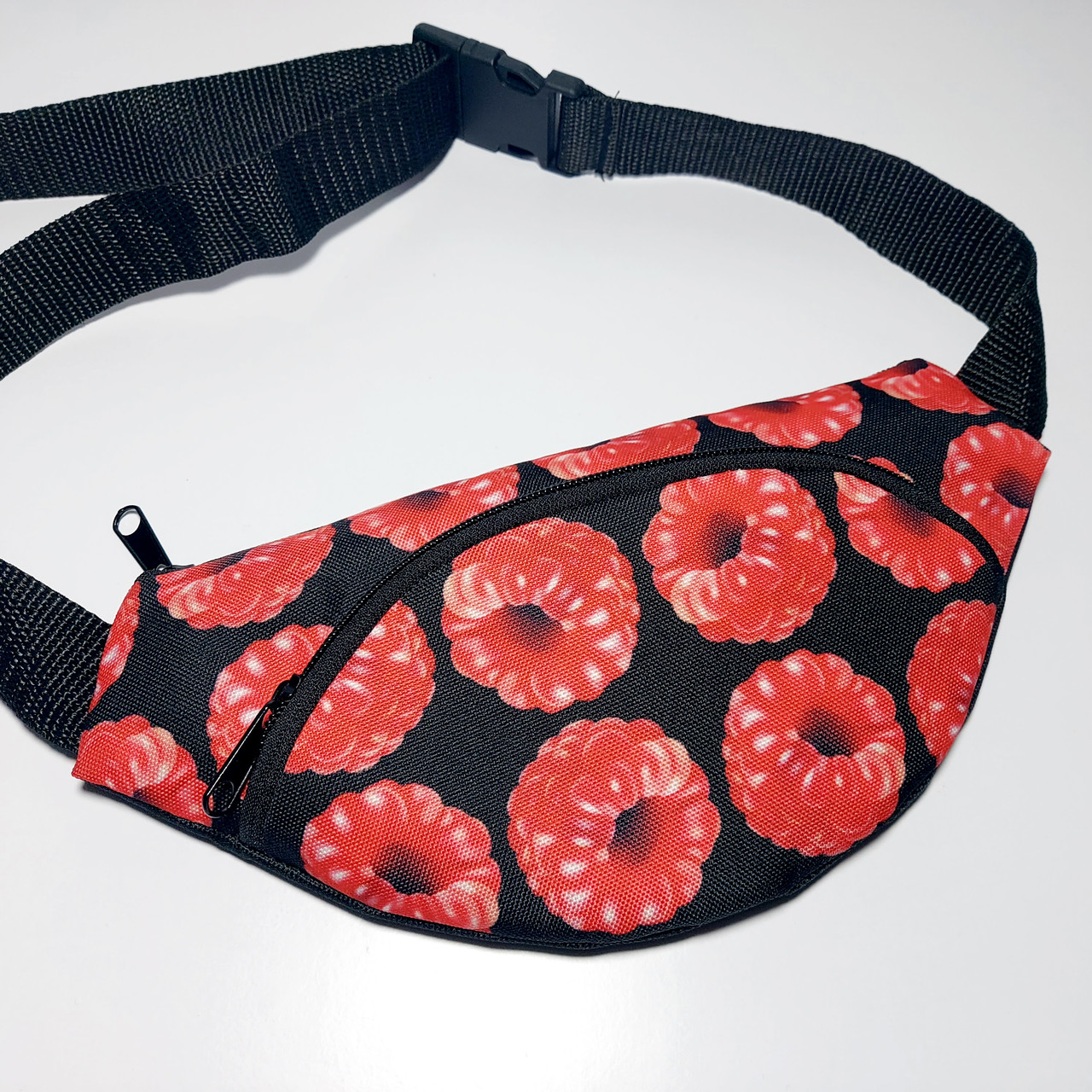 Бананка дитяча поясна сумка принт малина, фото 1