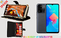 Оригинал чехол-книга + бампер для Tecno Spark 8С KG5k