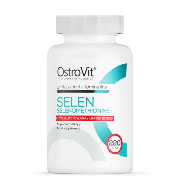 Selen Selenomethionine 200 мкг OstroVit 220 таблеток, фото 1