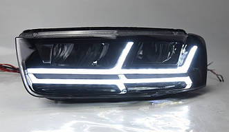 Передні фари Chevrolet Captiva (12-18) тюнінг Led оптика (стиль Q7)