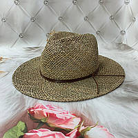 Літній плетений капелюх Федора з водоростей San Diego