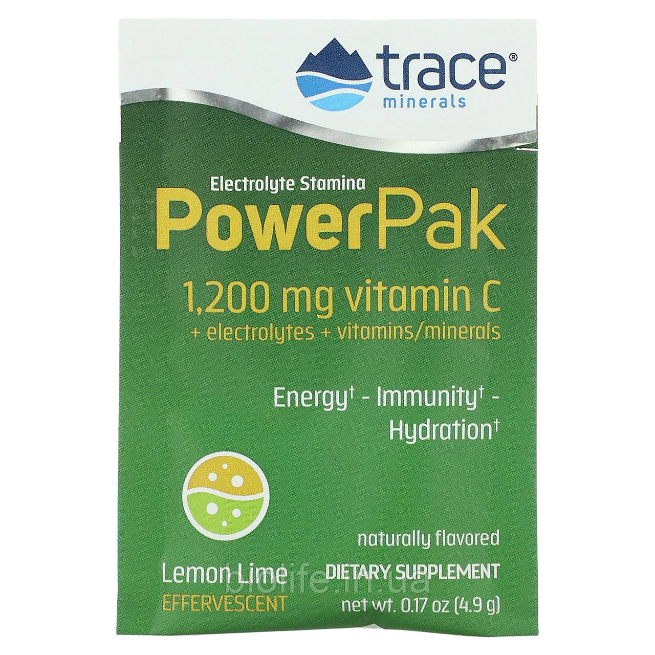 Купить Trace Minerals ®, Electrolyte Stamina PowerPak, Лимонный лайм