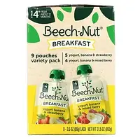 Beech-Nut, Breakfast, Variety Pack, 4-й етап, 9 пакетиків, 99 г (3,5 унції) в Україні