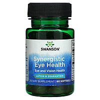 Swanson, Synergistic Eye Health, Eye and Vision, 60 мягких таблеток в Украине